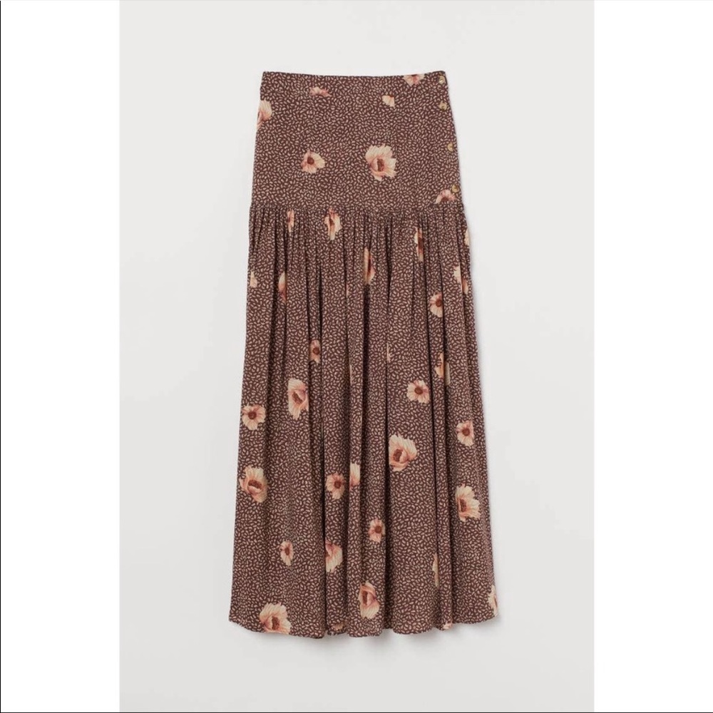 COPY - WOMENS floral H&M maxi skirt. Size 6